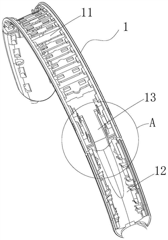 Head wearing assembly and headphone