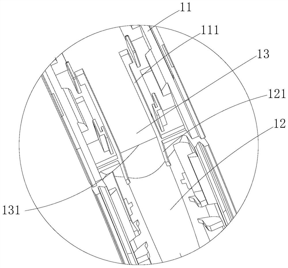 Head wearing assembly and headphone