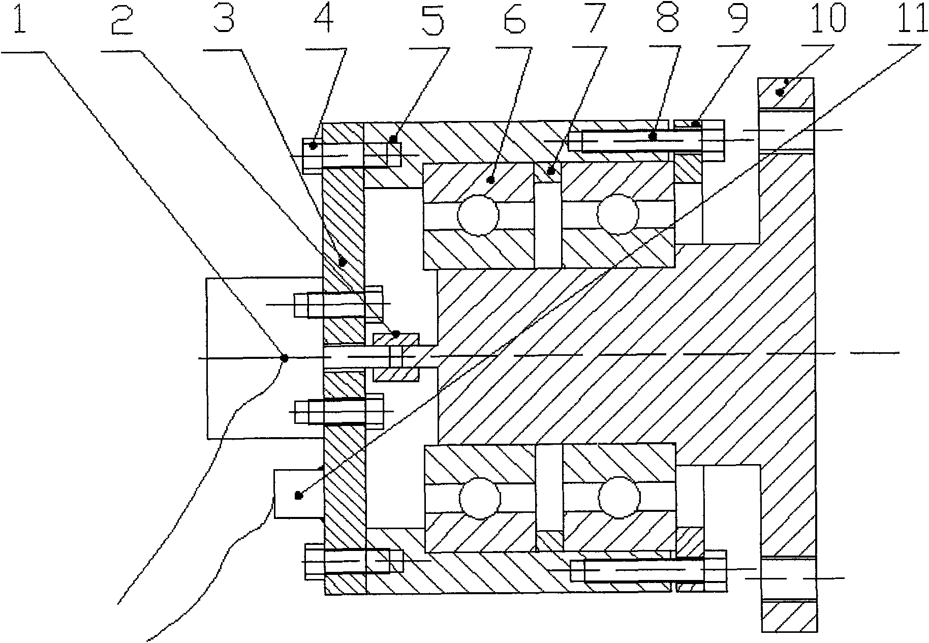 Measurement device capable of calibrating corner signal and three-dimensional vibration of crankshaft