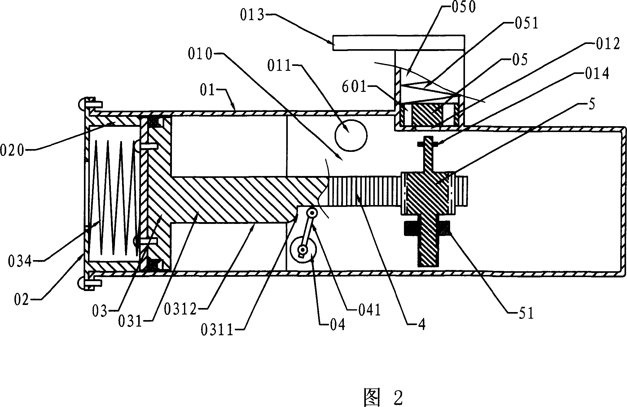 Water control device for water storage type water heater