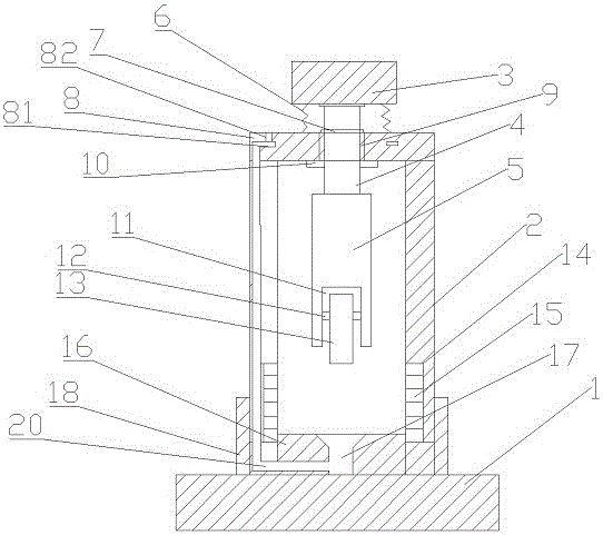 Guide post for EPS (Expandable Polystyrene) plastic foam mold