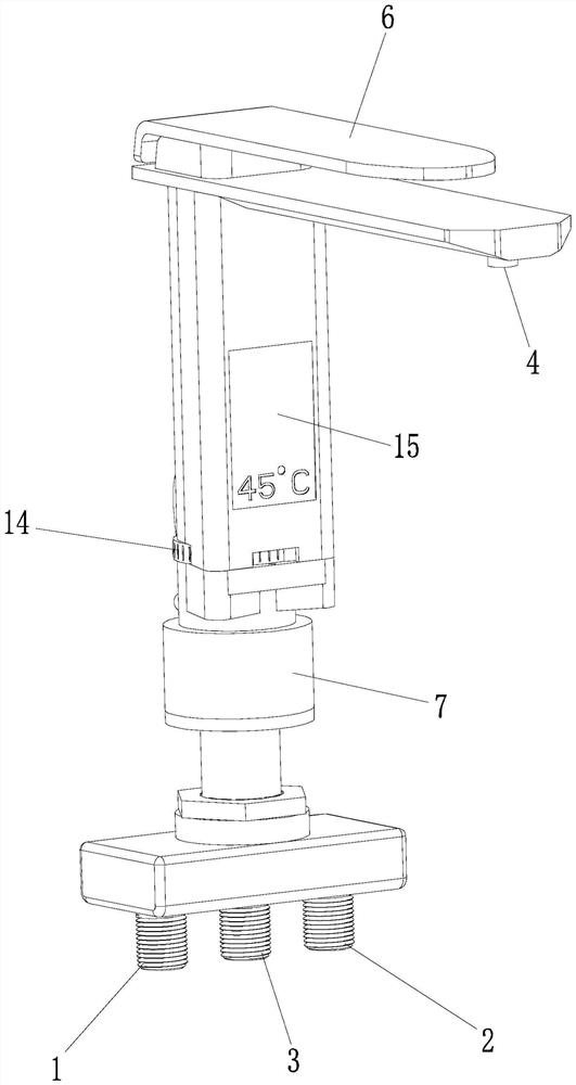 Self-temperature-adjusting faucet, control method of self-temperature-adjusting faucet and water supply system