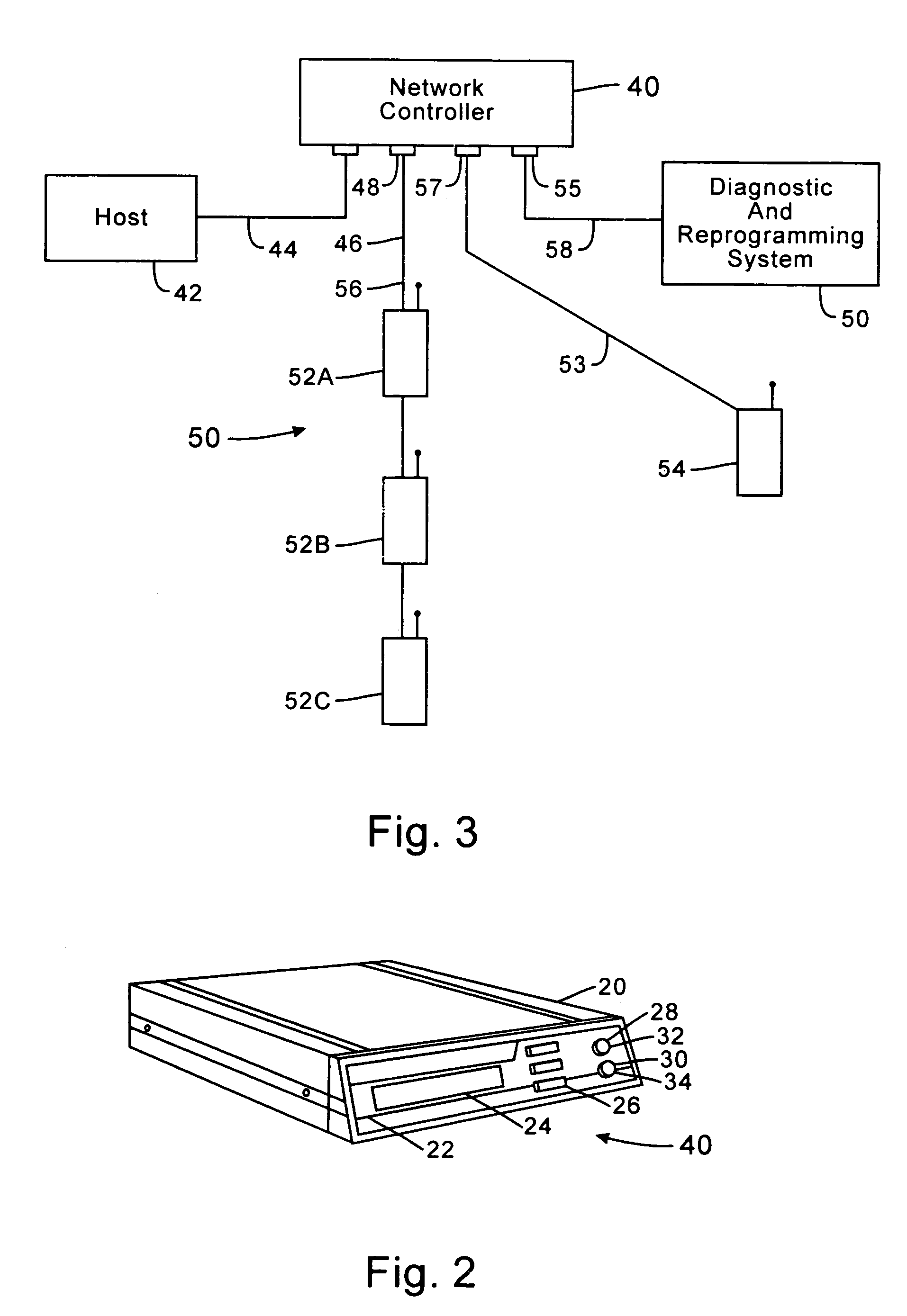 Low-power messaging in a network supporting roaming terminals