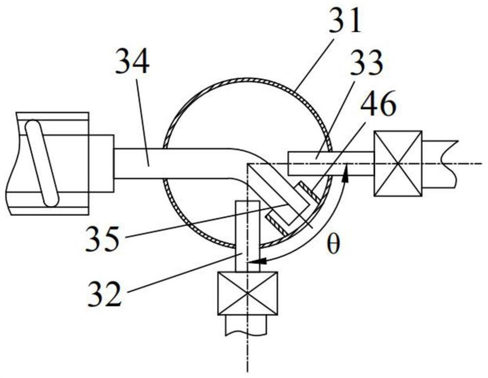 Concentration adjusting type anesthesia device for anesthesiology department