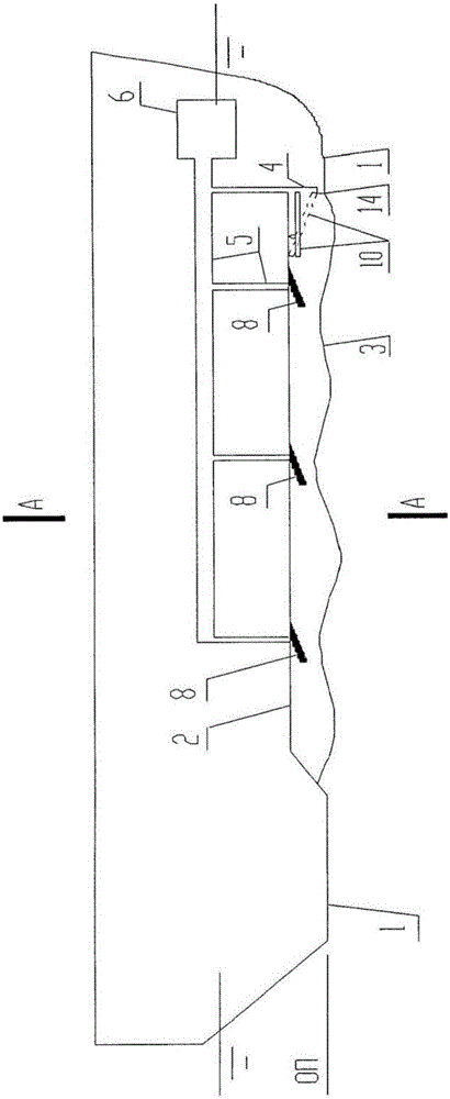 Ship with bottom air cavity