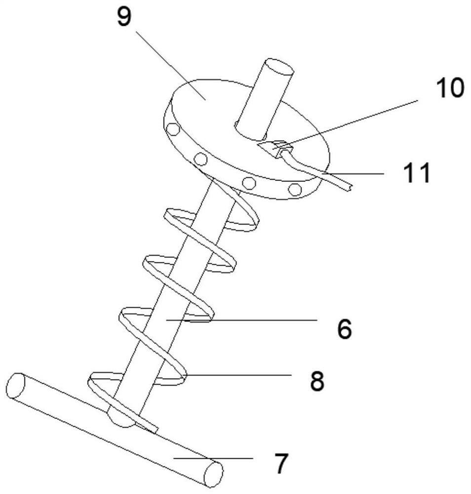 Hot well defoaming device of polyester device