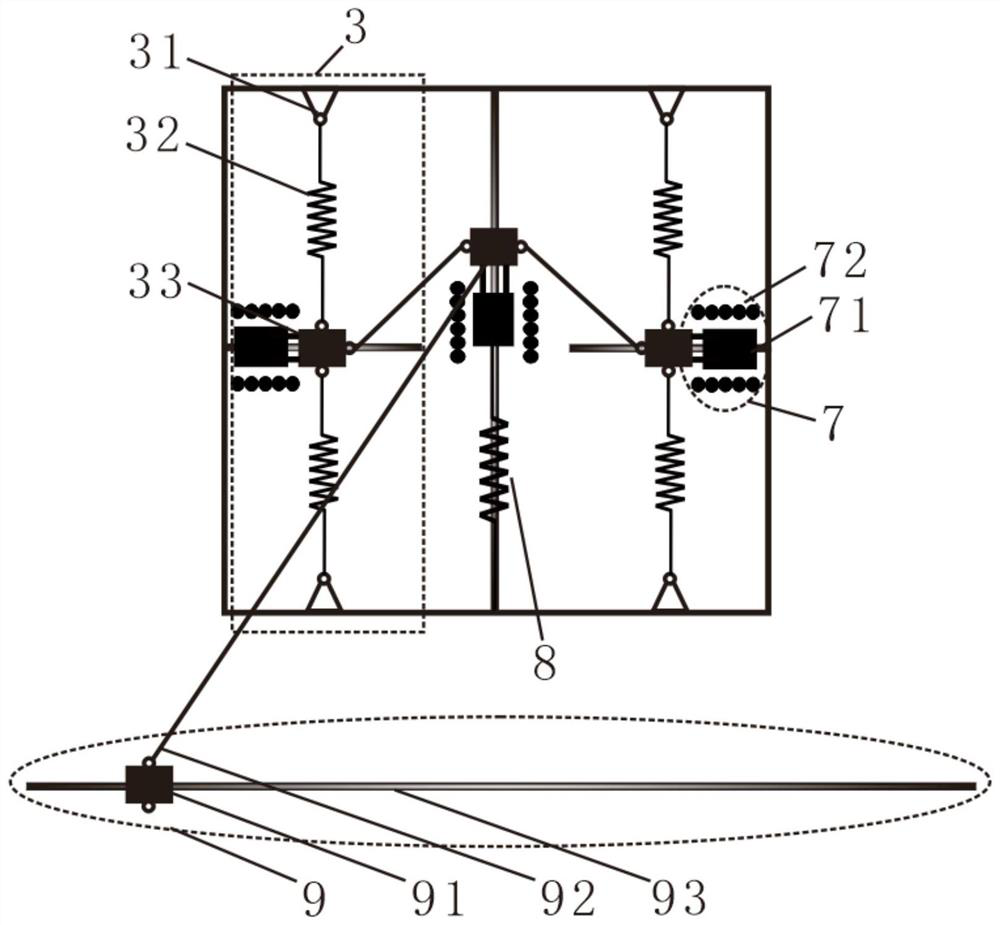 A geometric nonlinear adjustable multi-stable device