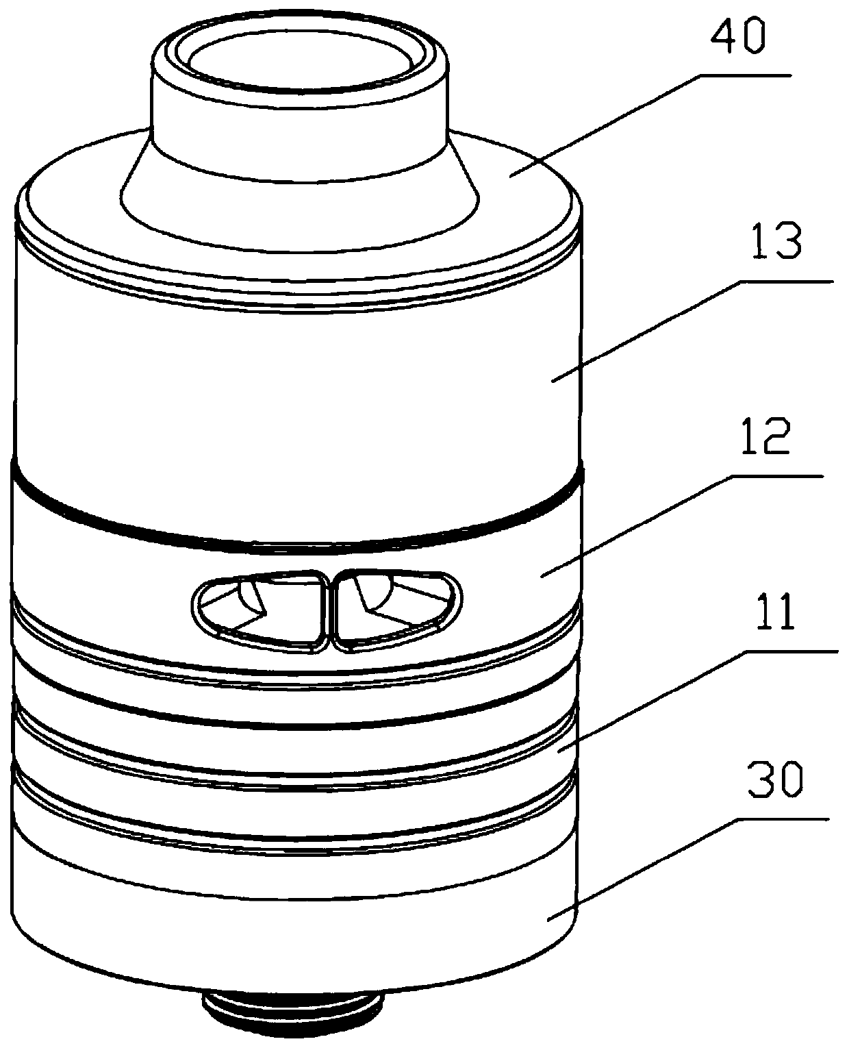 Atomization tube assembly, atomizer and electronic cigarette with the atomizer