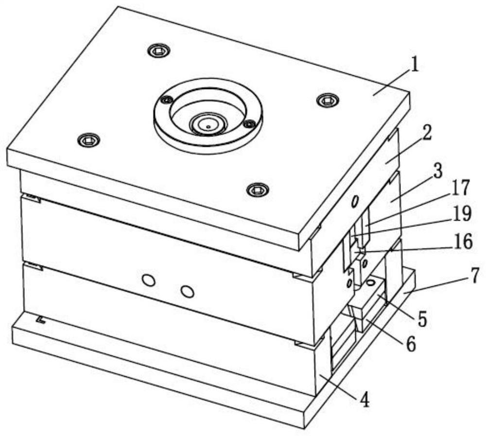 Injection molding mold for dosing injection part of infusion apparatus