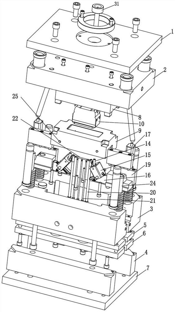 Injection molding mold for dosing injection part of infusion apparatus