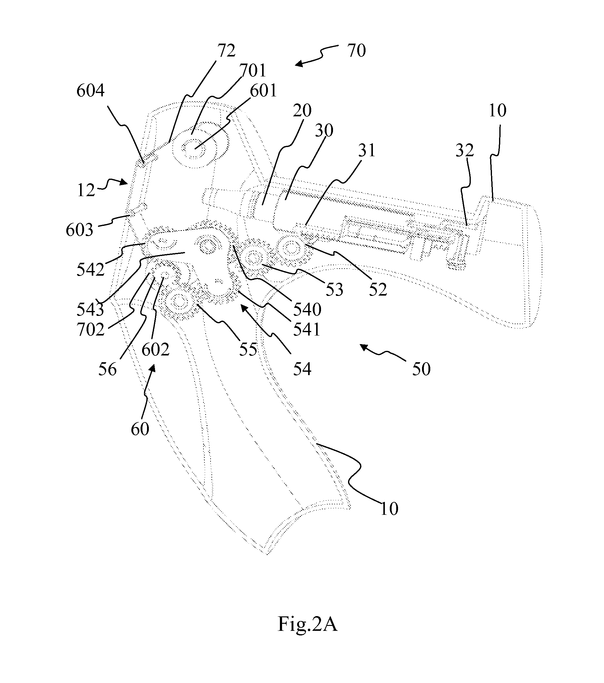 Physiological signal sensing device, containing device and method for wearing a protective film