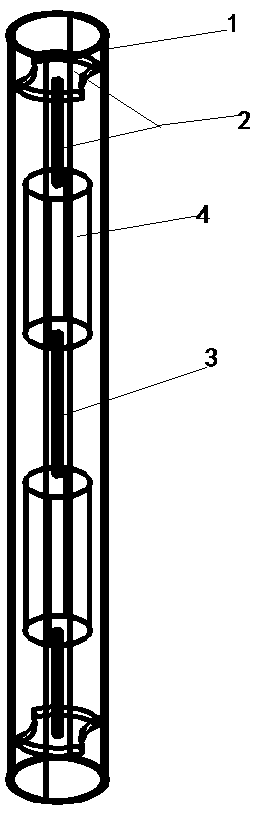 High-precision pile body omnibearing monitoring method based on fiber bragg grating