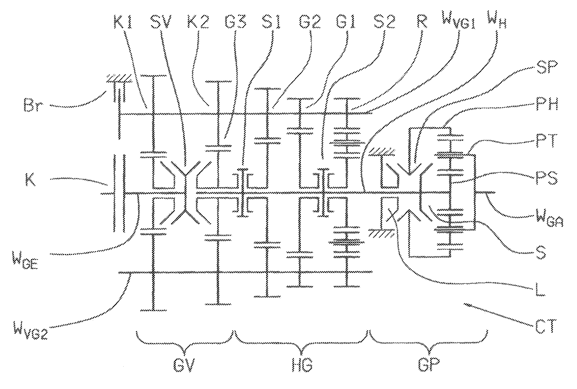 Method for controlling shifts in an automated step-down transmission