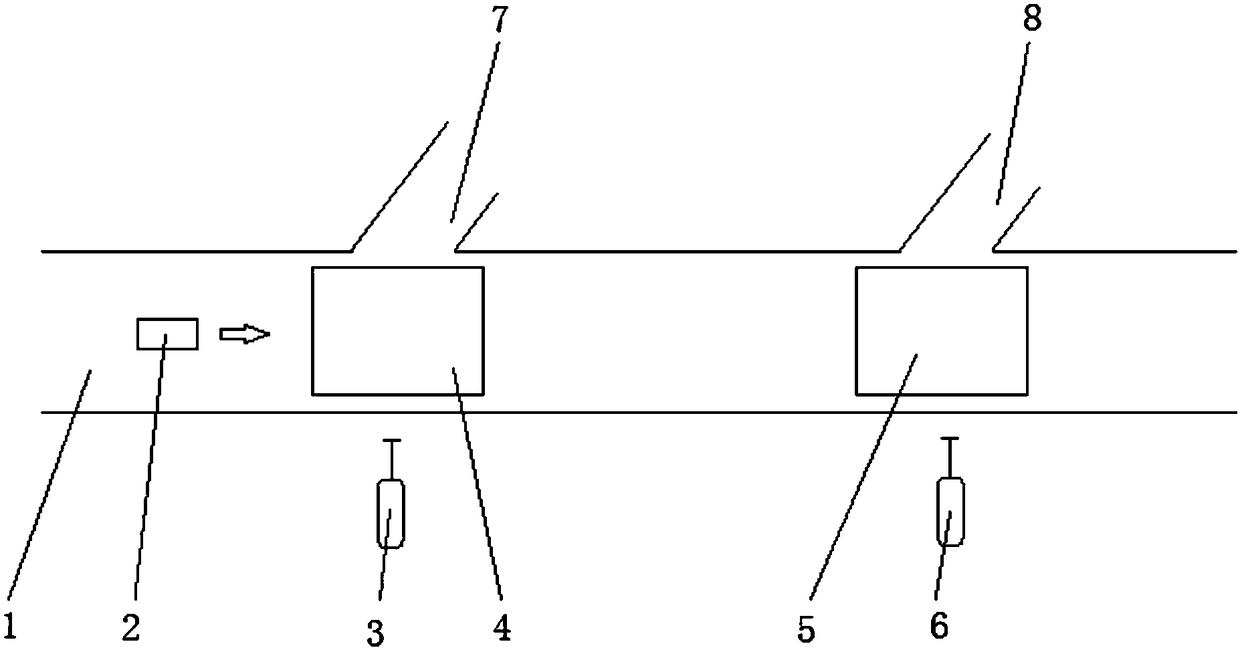 High-efficiency automatic paper parcel detecting and sorting system