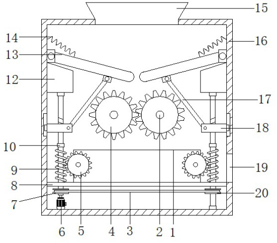 Waste recovery device based on aluminum plate trimming