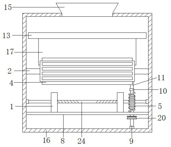 Waste recovery device based on aluminum plate trimming