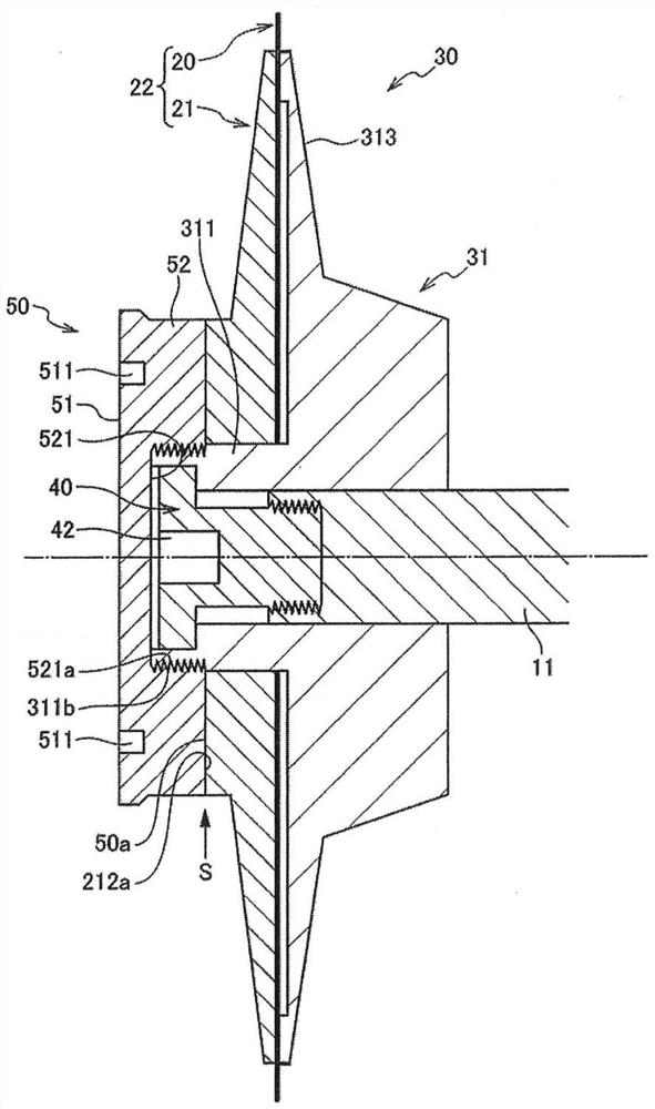 Flange mechanism