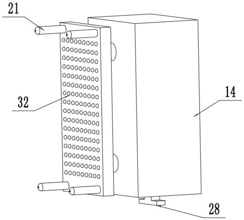 Continuous intermittent grain particle grinding device