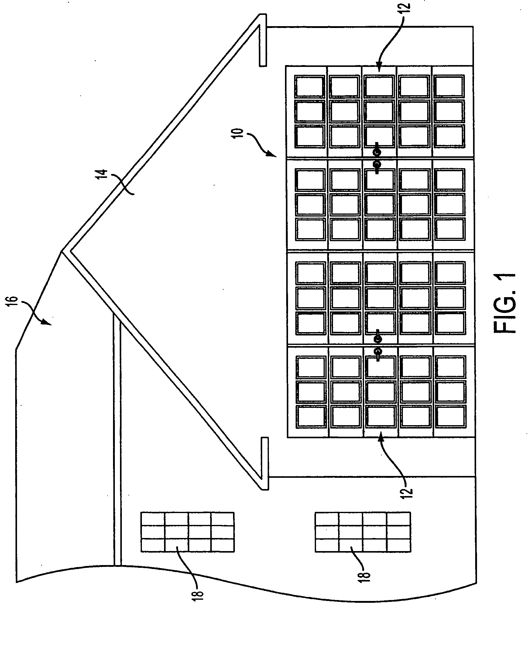 Overhead garage door with decorative house facade elements