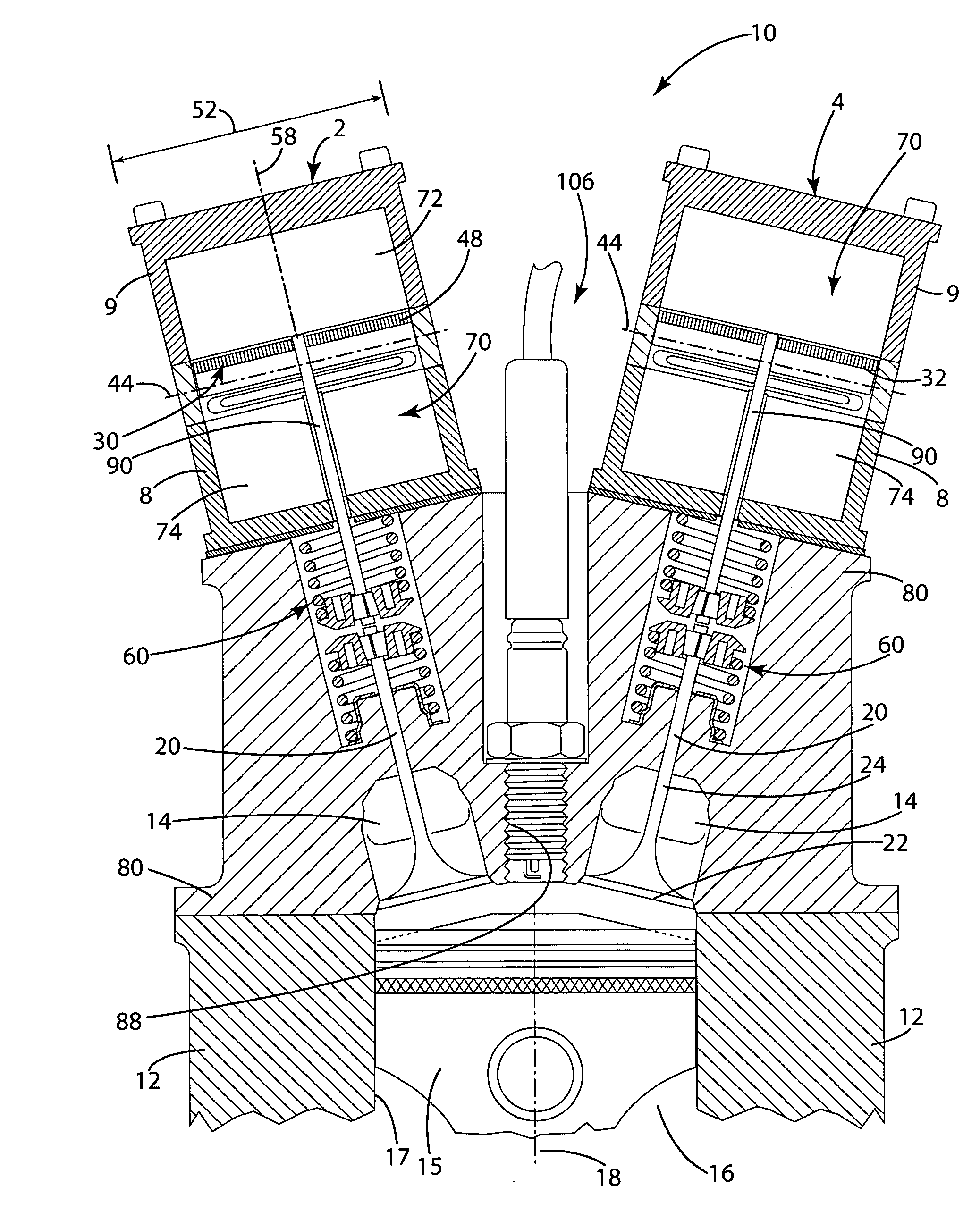 Electromechanical valve actuator assembly