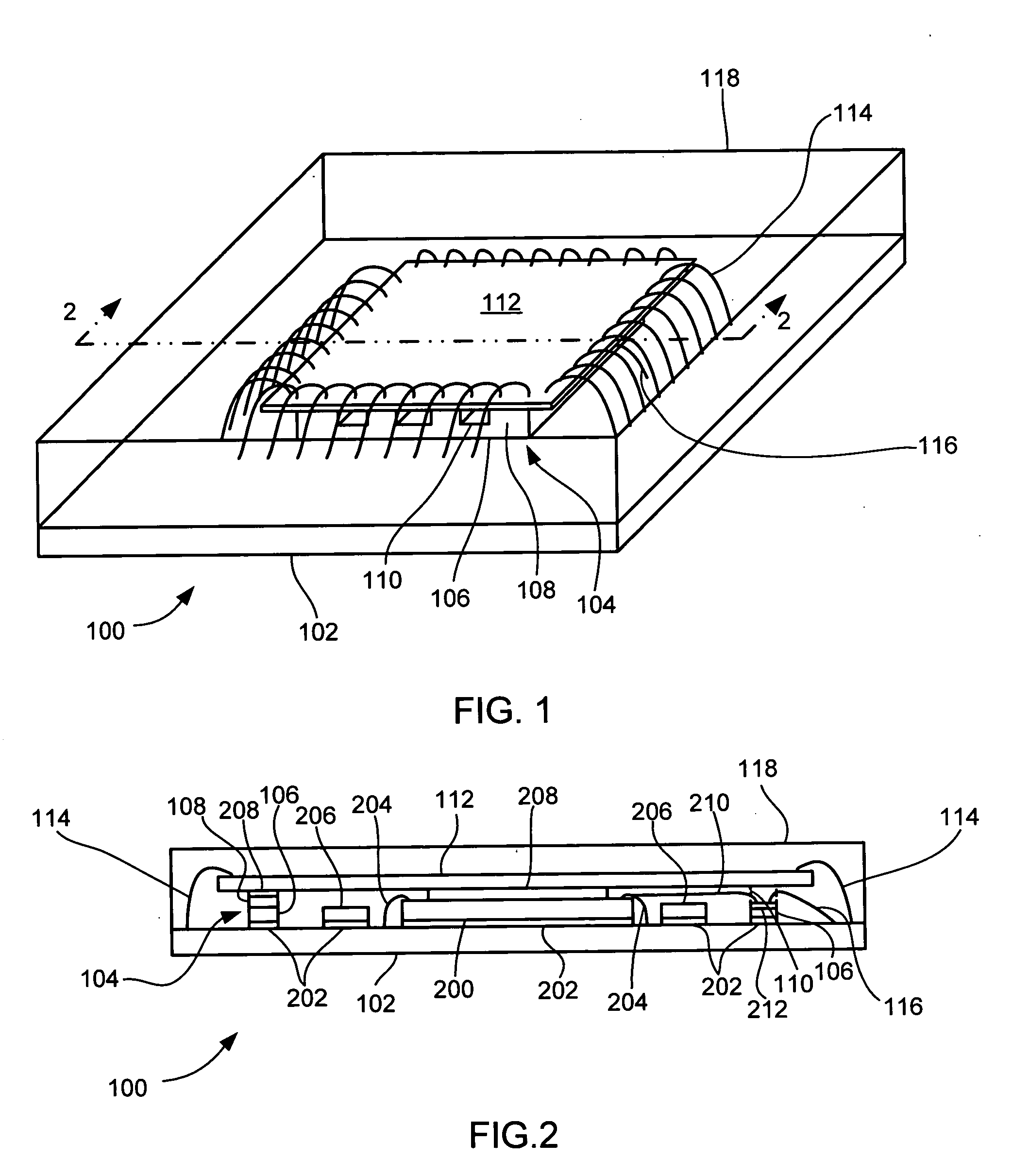 Stacked die packaging and fabrication method