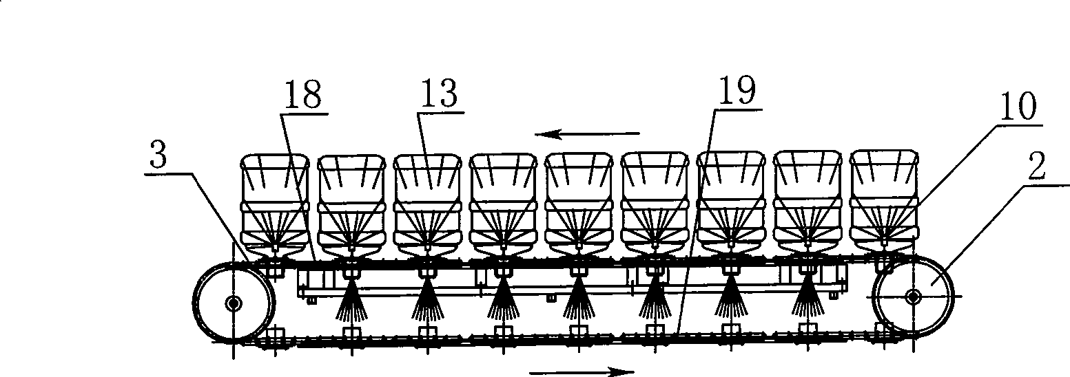 Bottle cleaning and filling machine