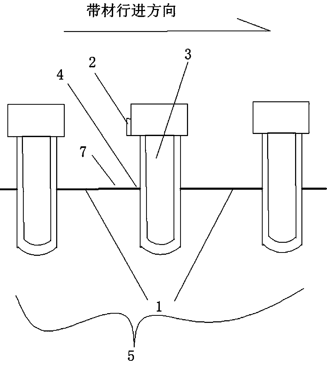 Aluminum alloy hot-rolled strip plate shape control method