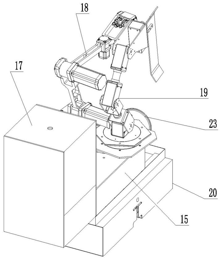 Building external wall heat preservation and coating spraying auxiliary fiber net spraying device