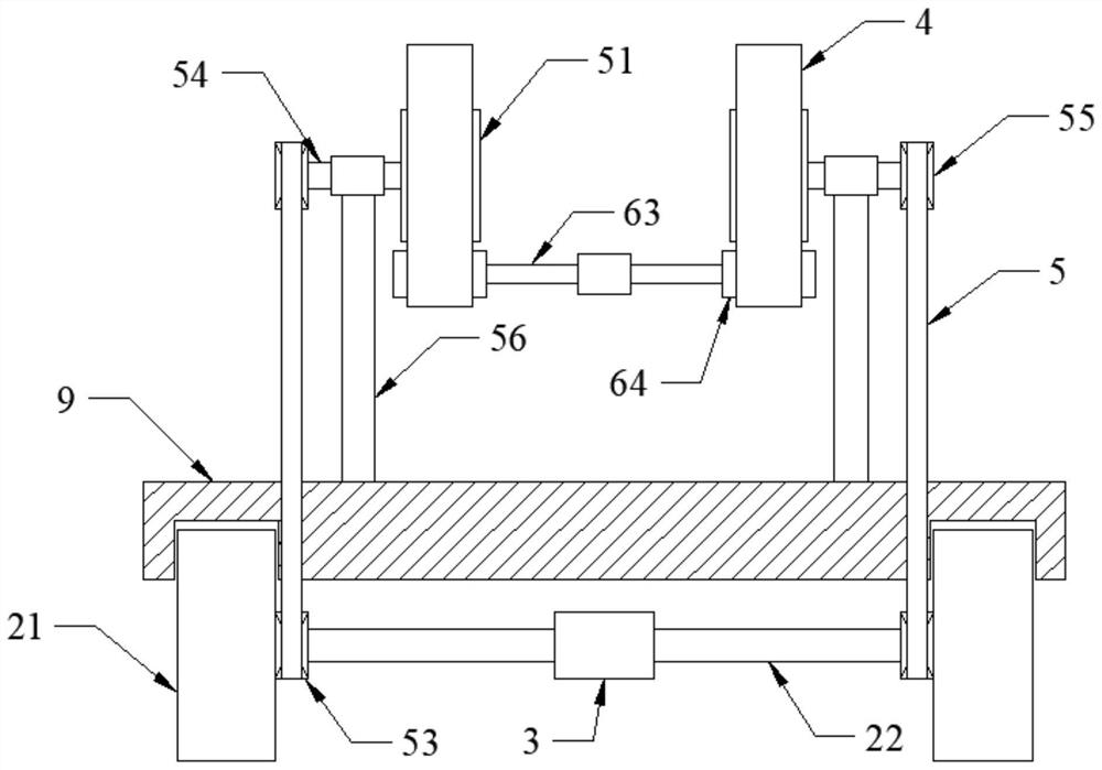 Low-noise ground grinding machine for indoor epoxy floor construction