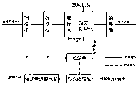 A biological wall breaking method for improving sludge dewatering performance