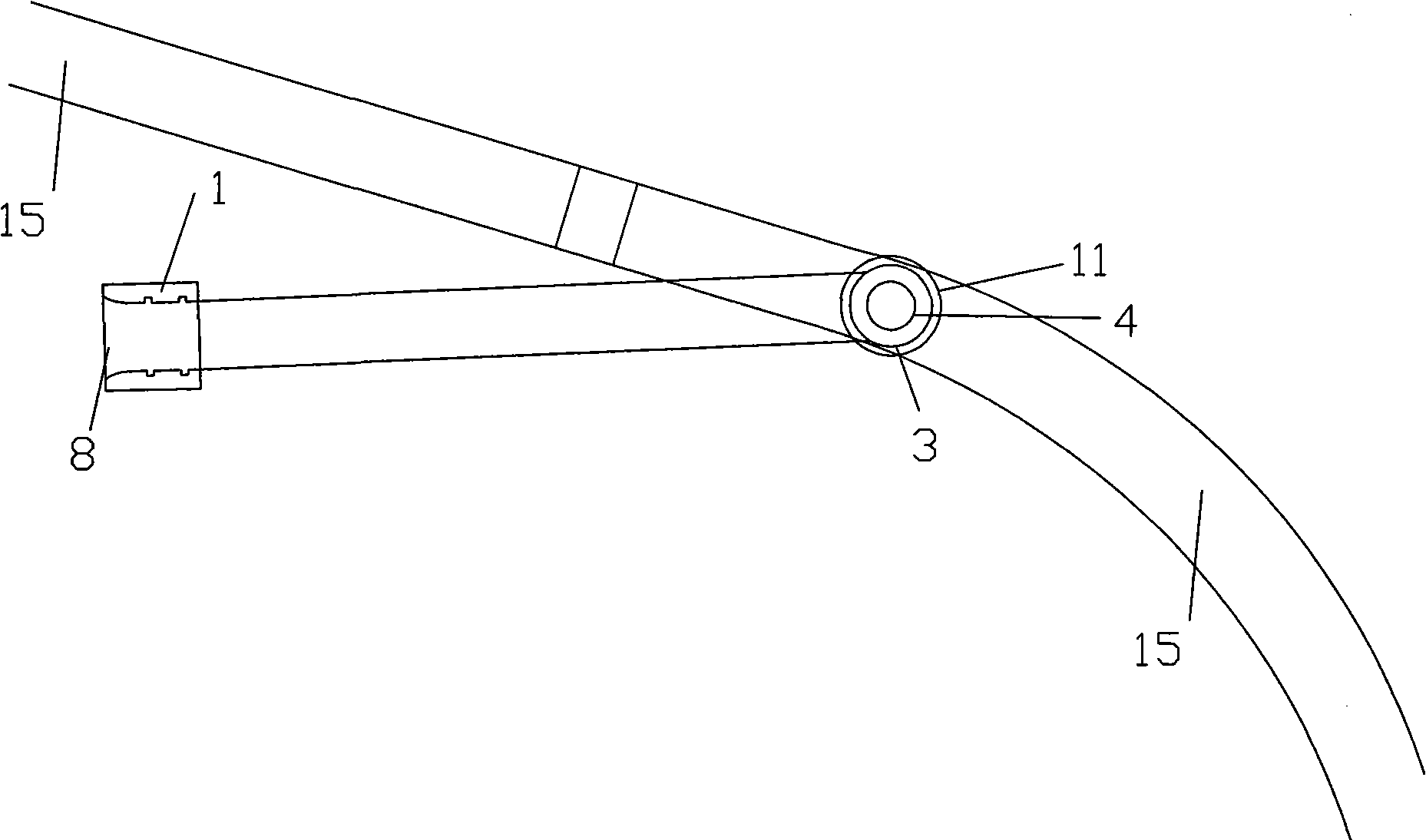 Method for rebuilding guide current hole to jet flow internal energy dissipating drilled shaft flood discharge hole