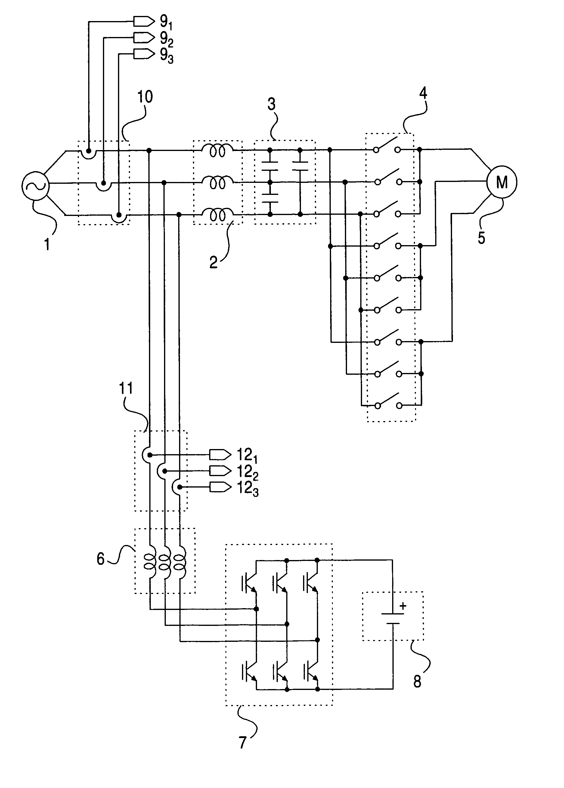 Pwm cycloconverter