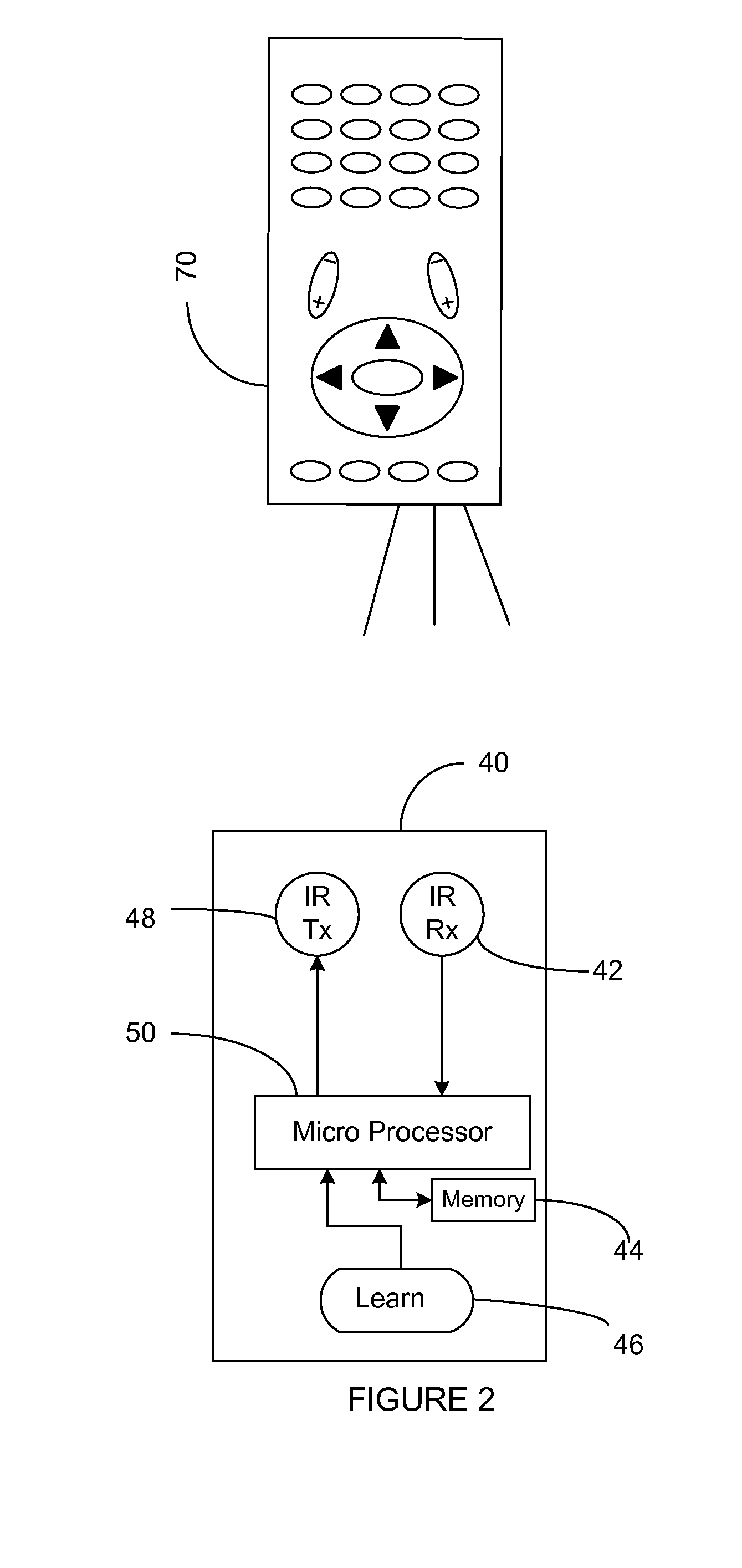 Device ir setup using ir detector