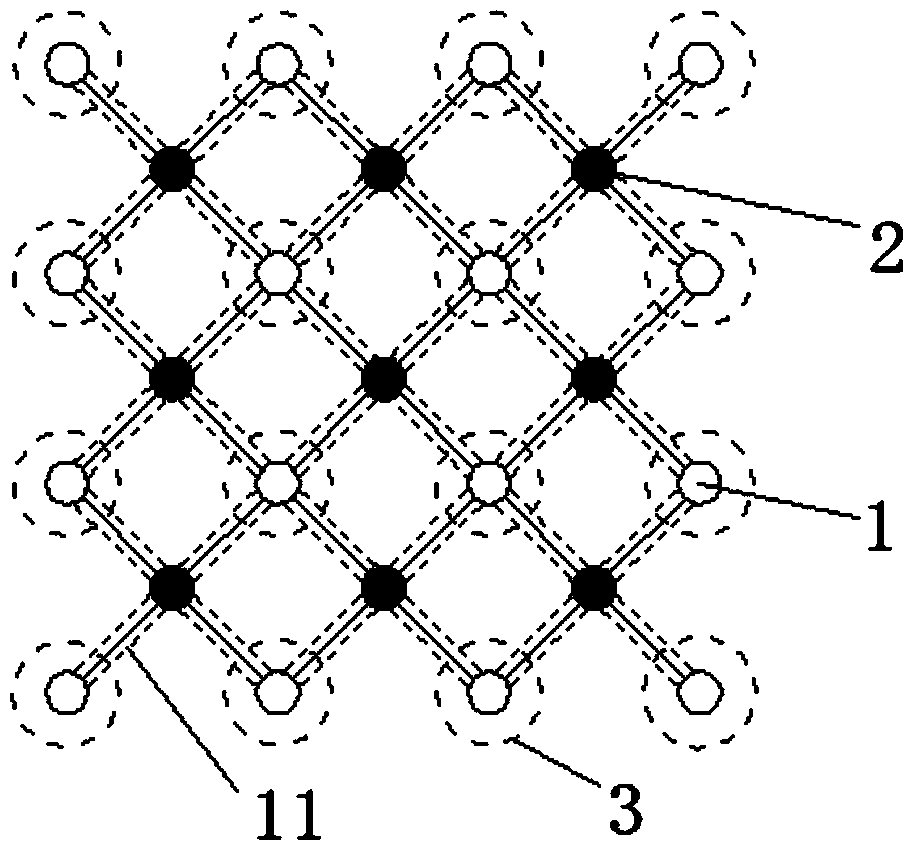 Slotting and fracturing cooperation networking permeability increasing method for low-permeability coal seam