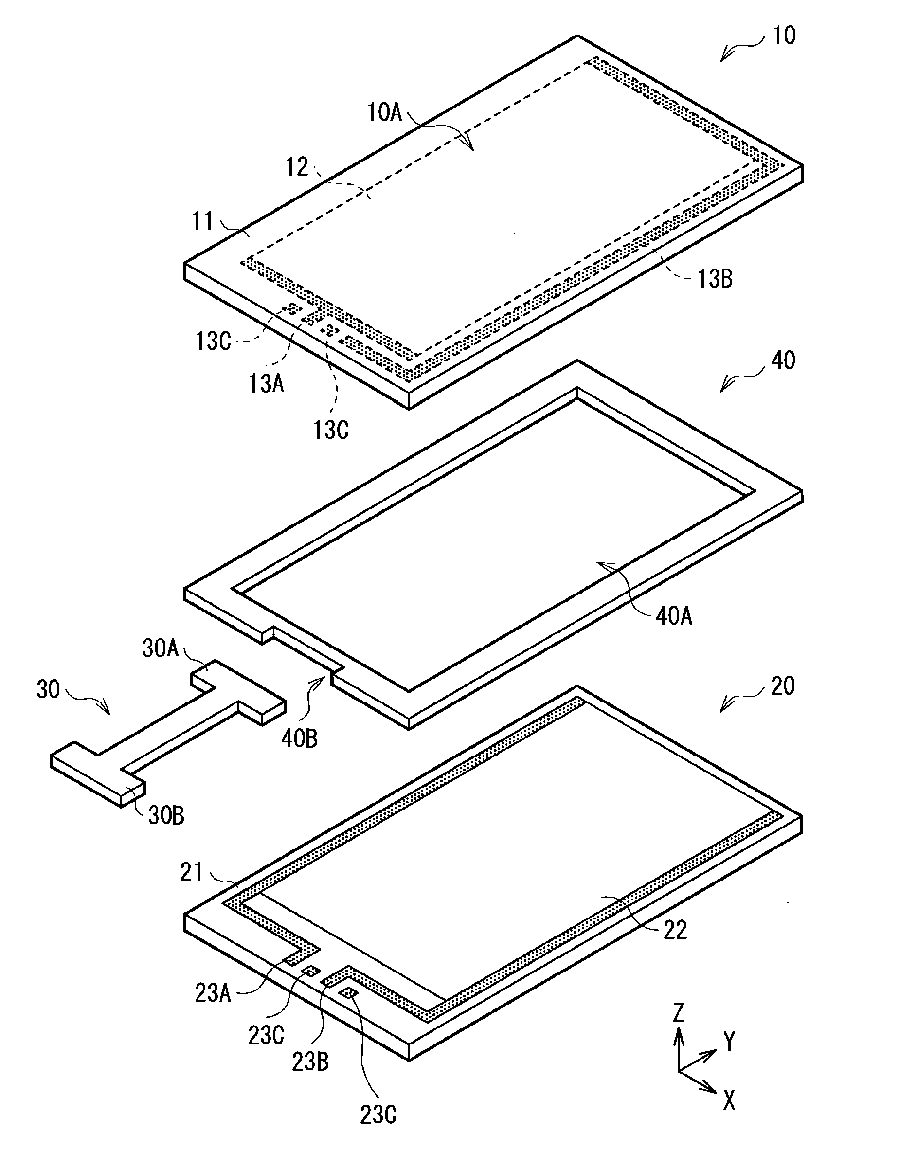 Flexible printed circuit, touch panel, display panel and display