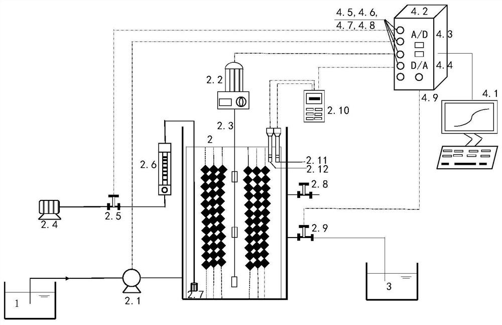 Sewage autotrophic nitrogen removal device and method