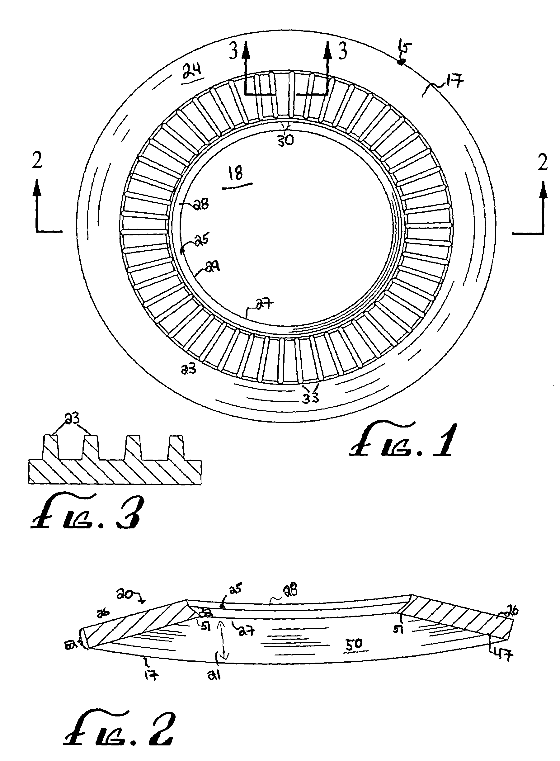 Washer with crush zone