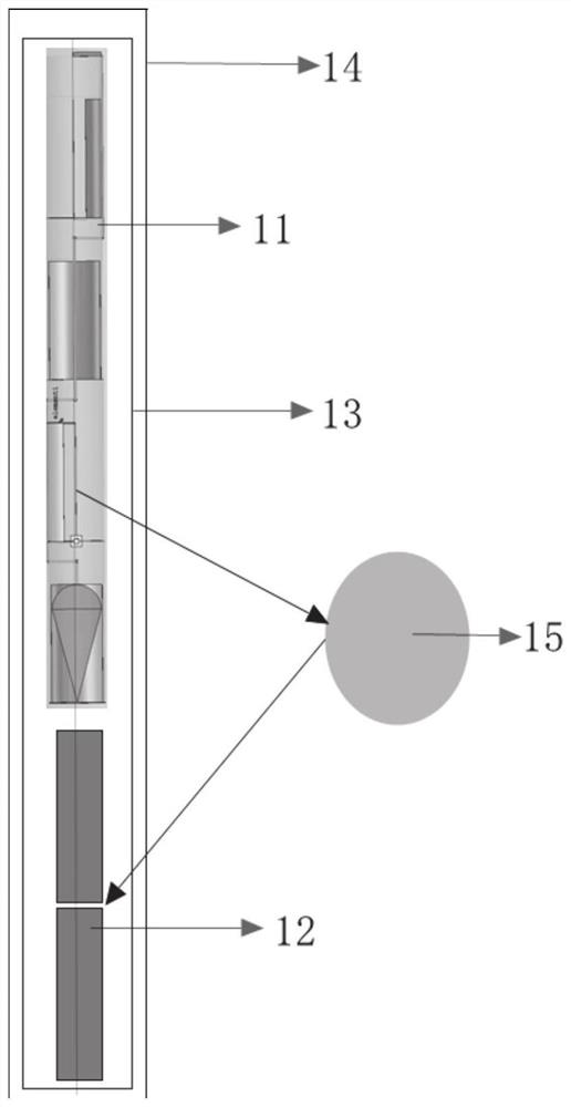 Four-direction monopole directional antenna system and method for borehole radar detection