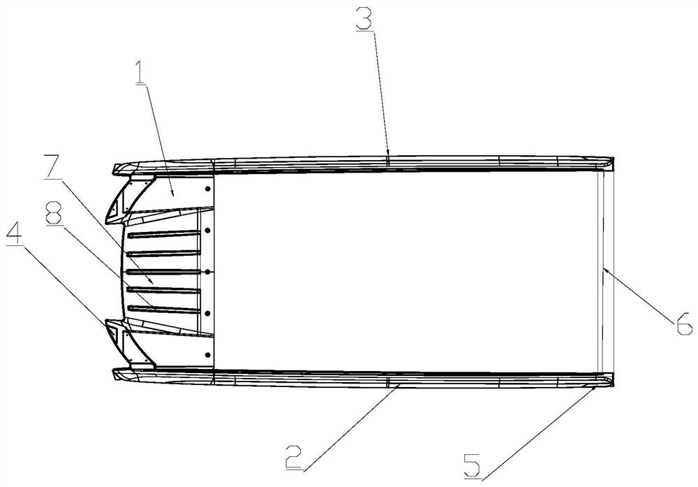 Car roof trim cover integrated assembly