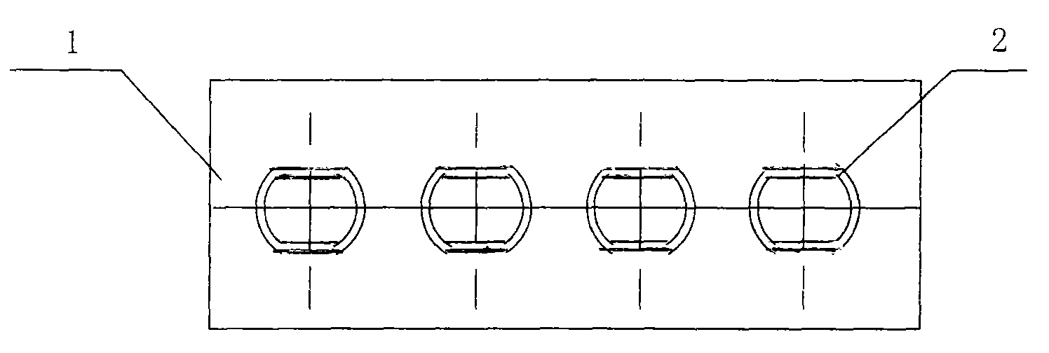 Method for processing cast copper cooling wall of blast furnace