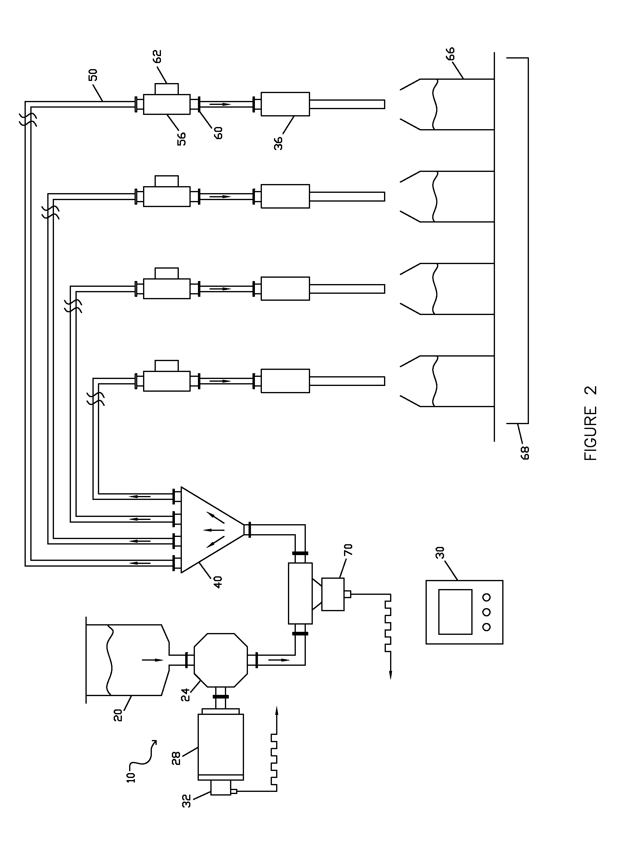 Liquid filler using single motive force