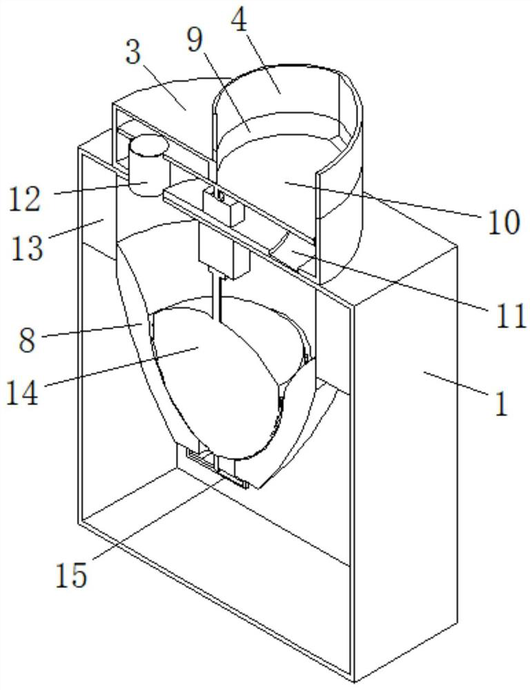 Grinding device for pepper particle processing