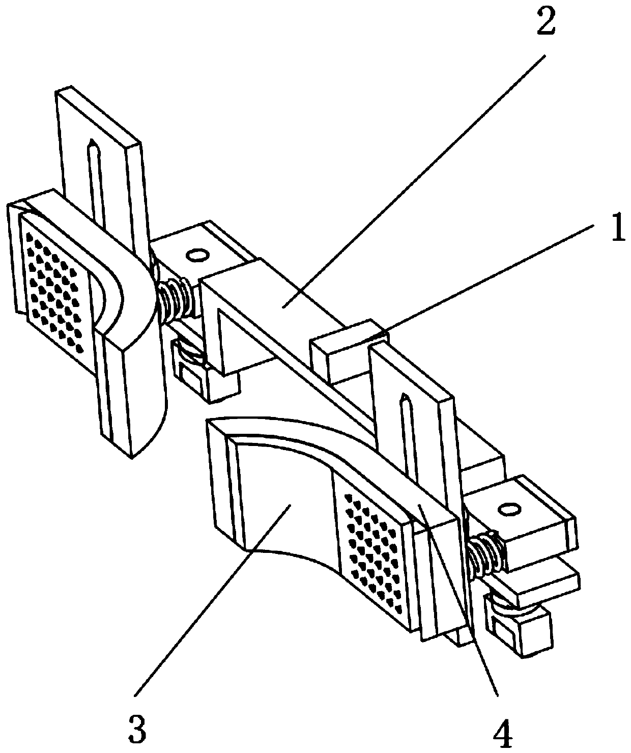 Obstacle clearing device with detection mechanism for rail transit