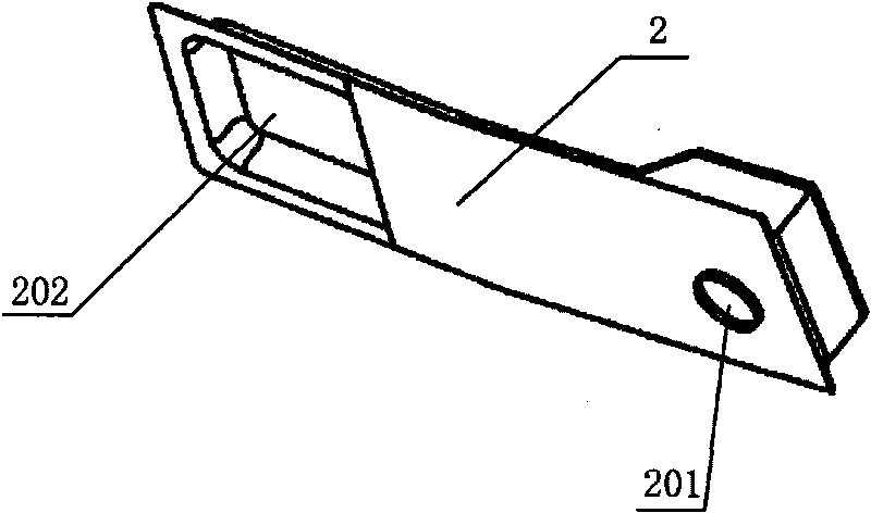 Simply structured cavity of household microwave oven