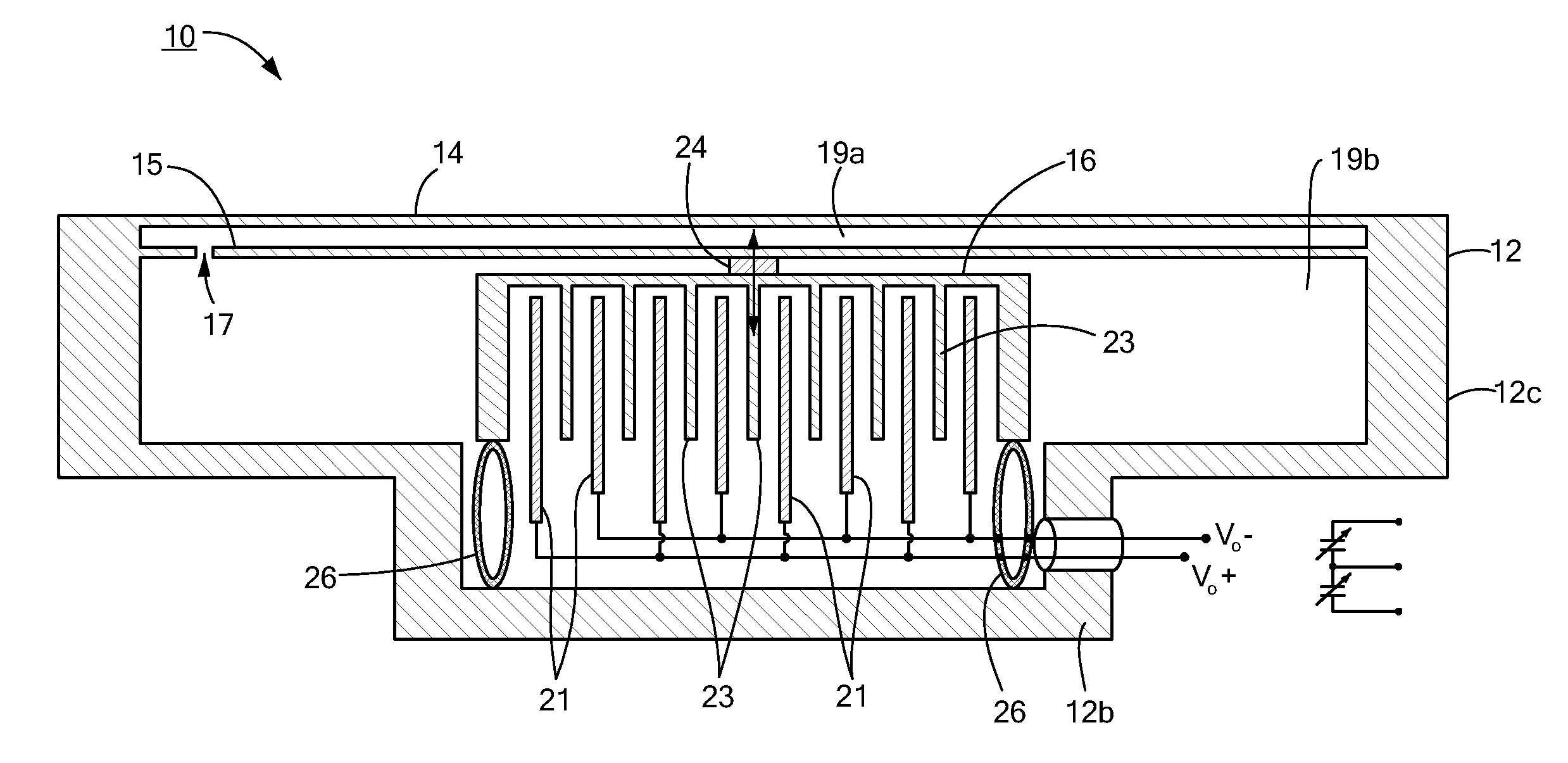 Implantable microphone for hearing systems