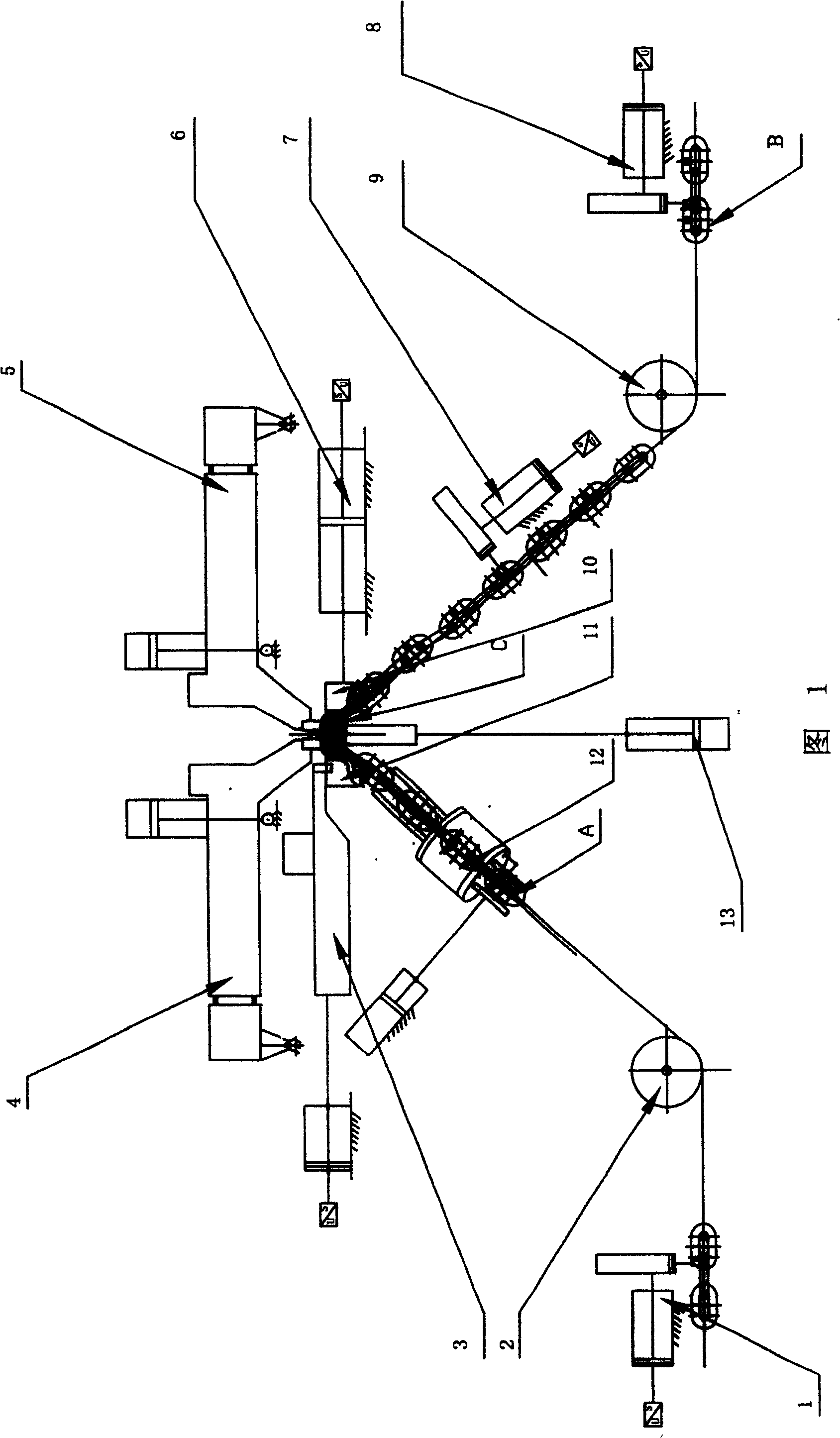 Full automatic hydraulic flash butt welding method of metal circular ring chain and apparatus thereof