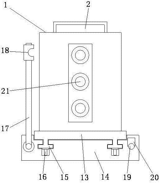 Dry type transformer protection apparatus and use method thereof