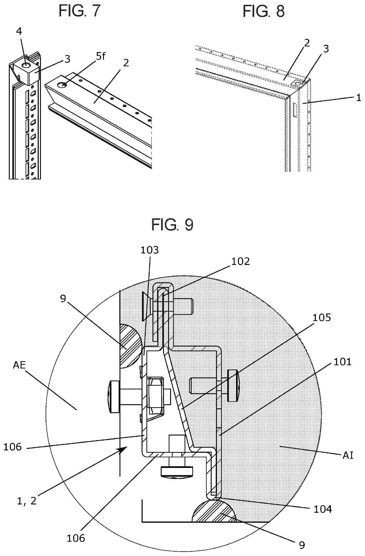 Welded board and structure for electrical cabinet