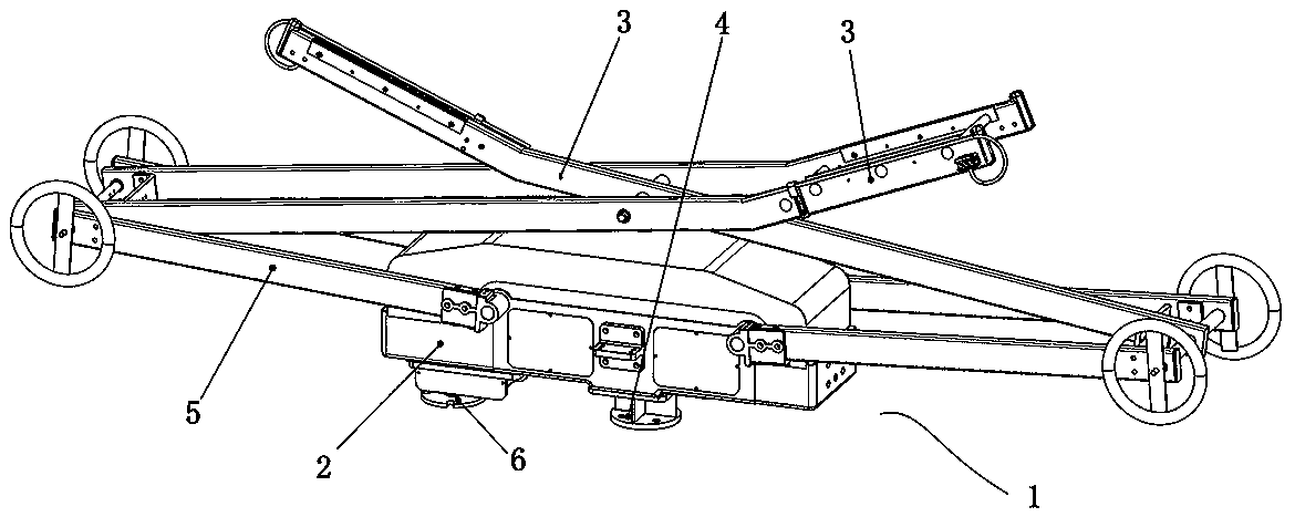 Scissor-type isolating switch packaging structure