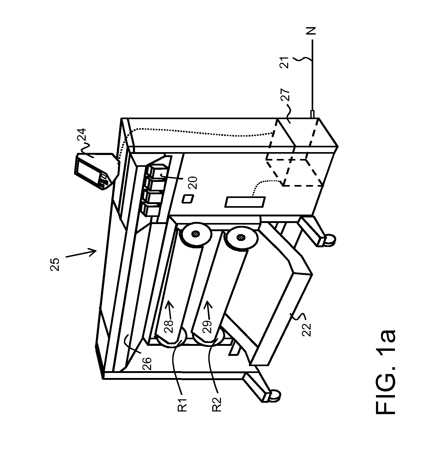 Method for establishing a maintenance time interval for a printing device